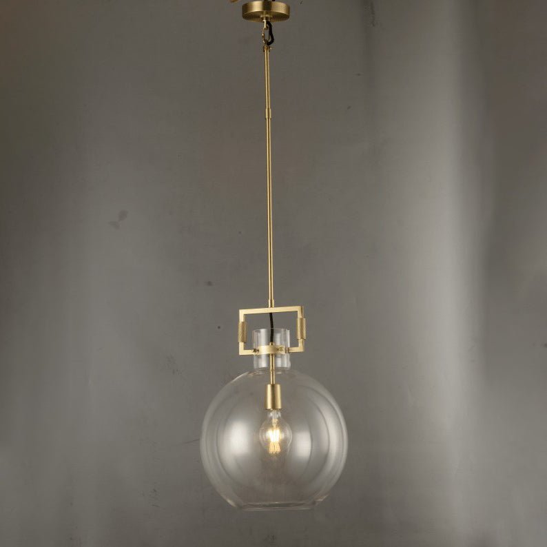 Machinise Glass Globe Pendant - Cyran Lamps