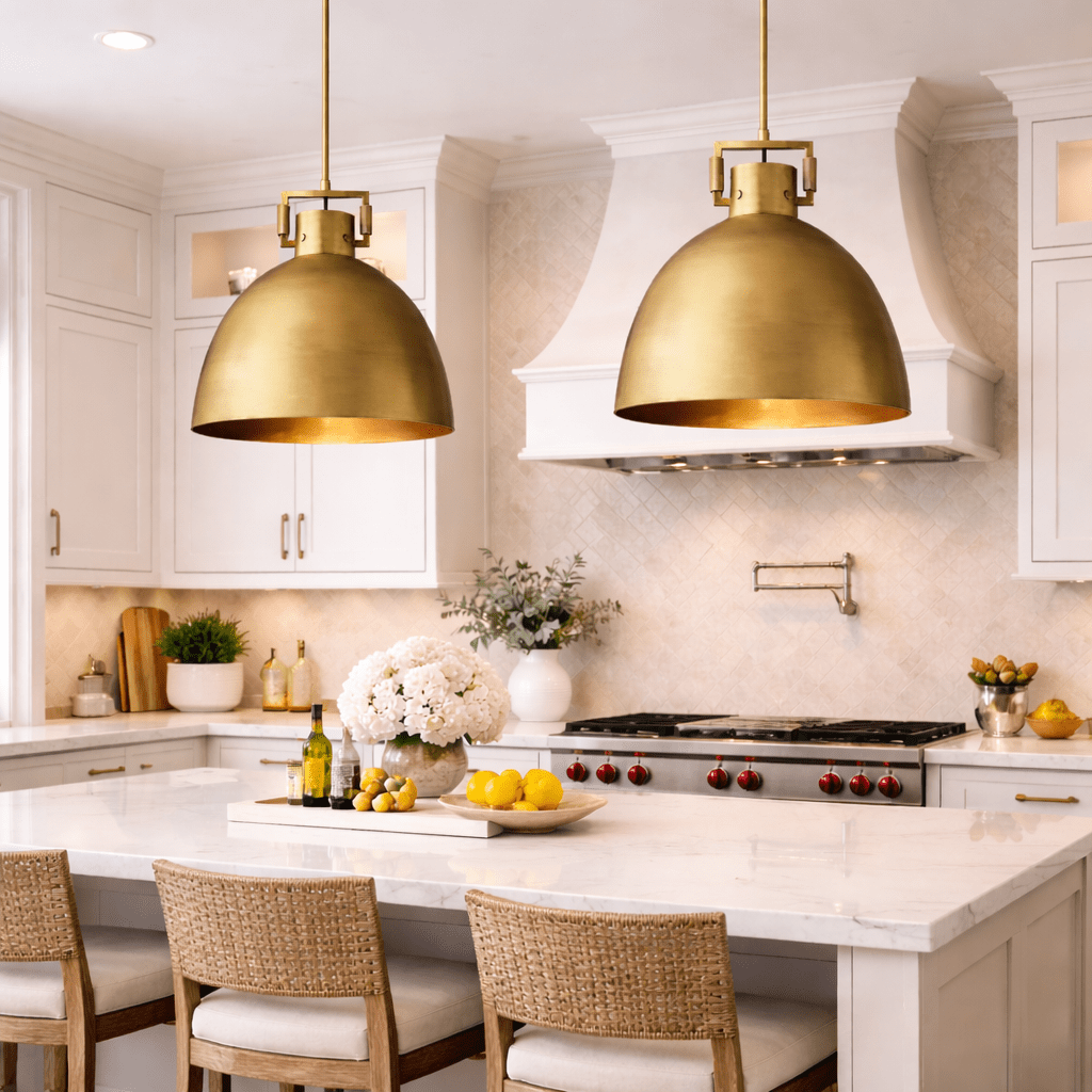 Machinise Metal Cloche Pendant - Cyran Lamps