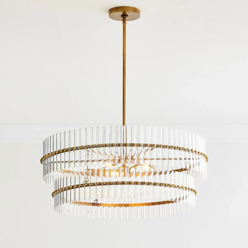 Macy Crystal Round Chandelier - Cyran Lamps