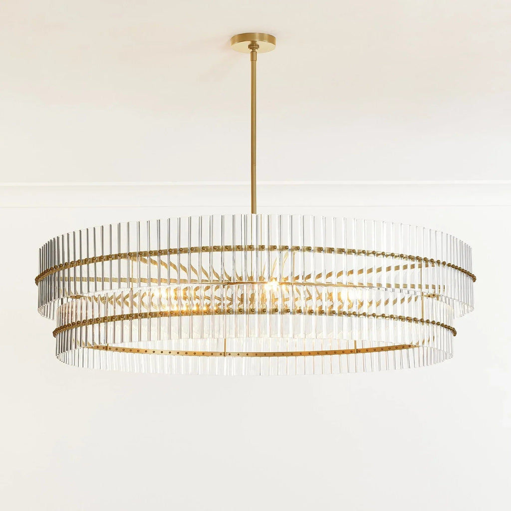 Macy Crystal Round Chandelier - Cyran Lamps