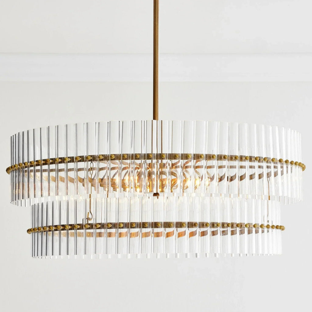 Macy Crystal Round Chandelier - Cyran Lamps