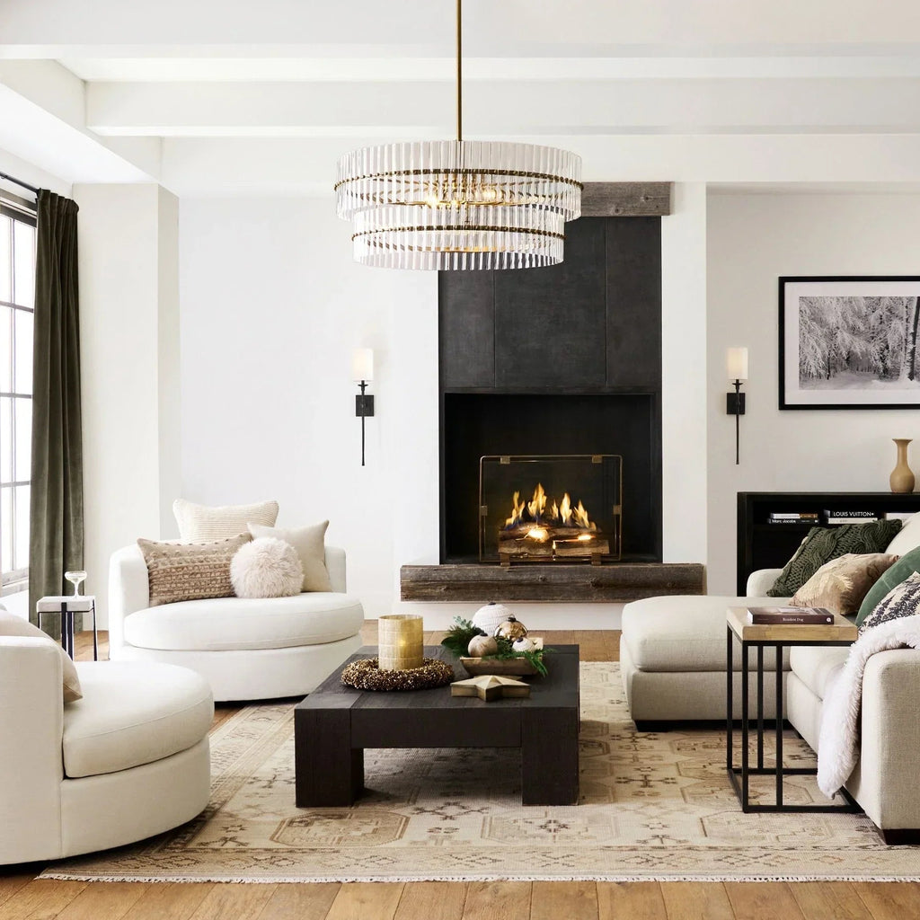 Macy Crystal Round Chandelier - Cyran Lamps