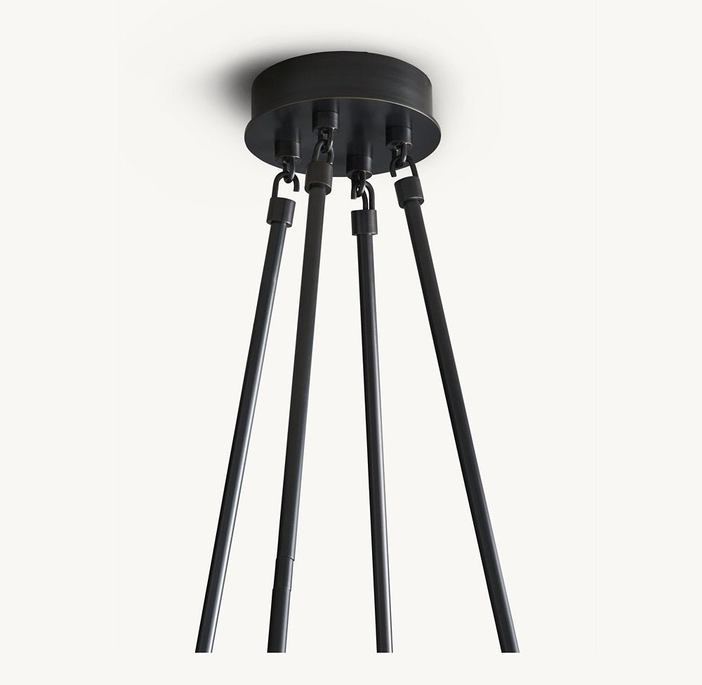 Maison Verre Round Chandelier 70" - Cyran Lamps