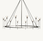 Maison Verre Round Chandelier 70" - Cyran Lamps