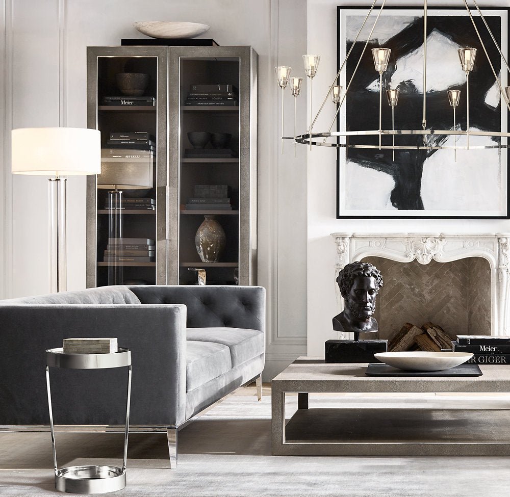 Maison Verre Round Chandelier 70" - Cyran Lamps