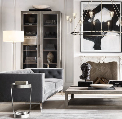 Maison Verre Round Chandelier 70" - Cyran Lamps