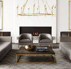 Maison Verre Round Chandelier 70" - Cyran Lamps