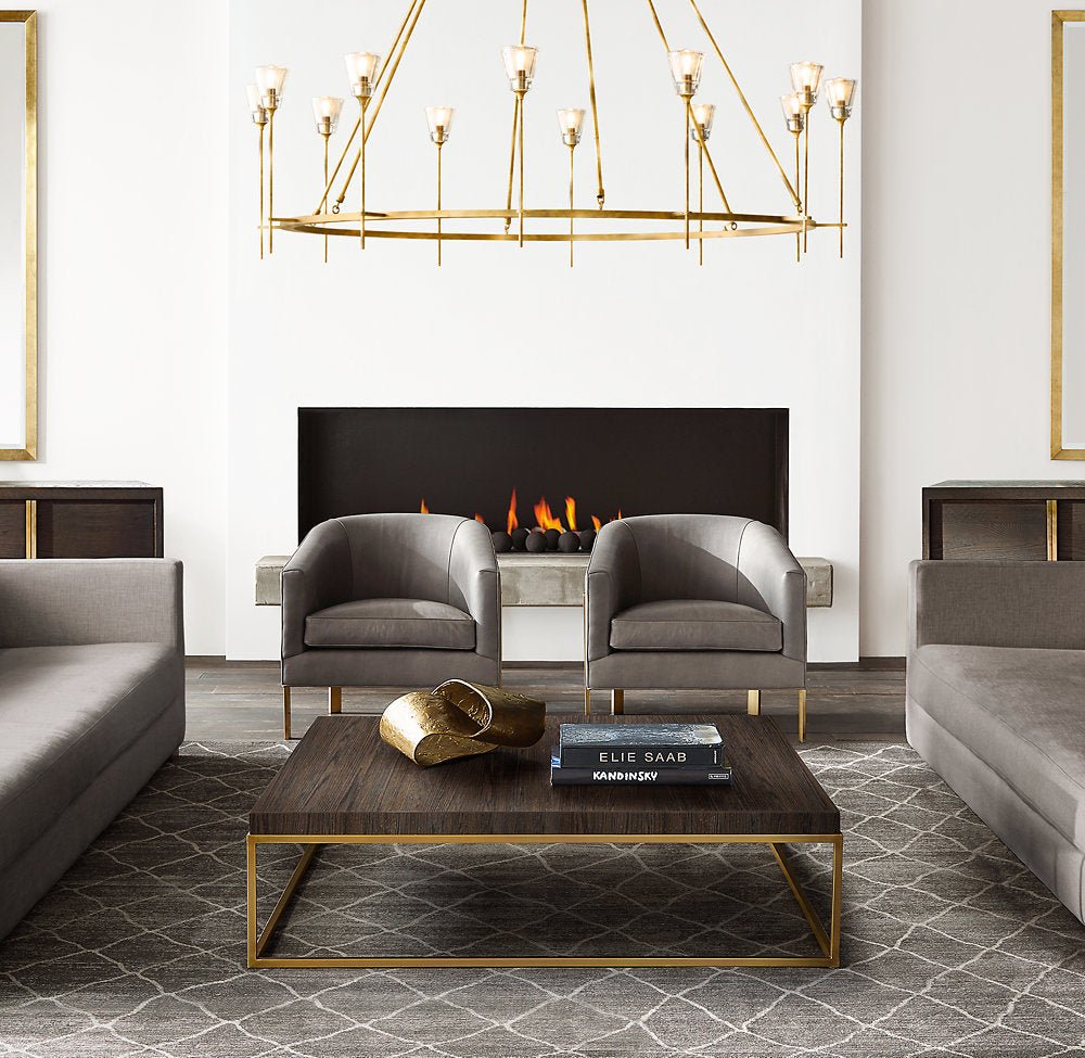 Maison Verre Round Chandelier 70" - Cyran Lamps