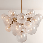 Mandoza Glass Chandelier - Cyran Lamps