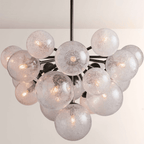 Mandoza Glass Chandelier - Cyran Lamps