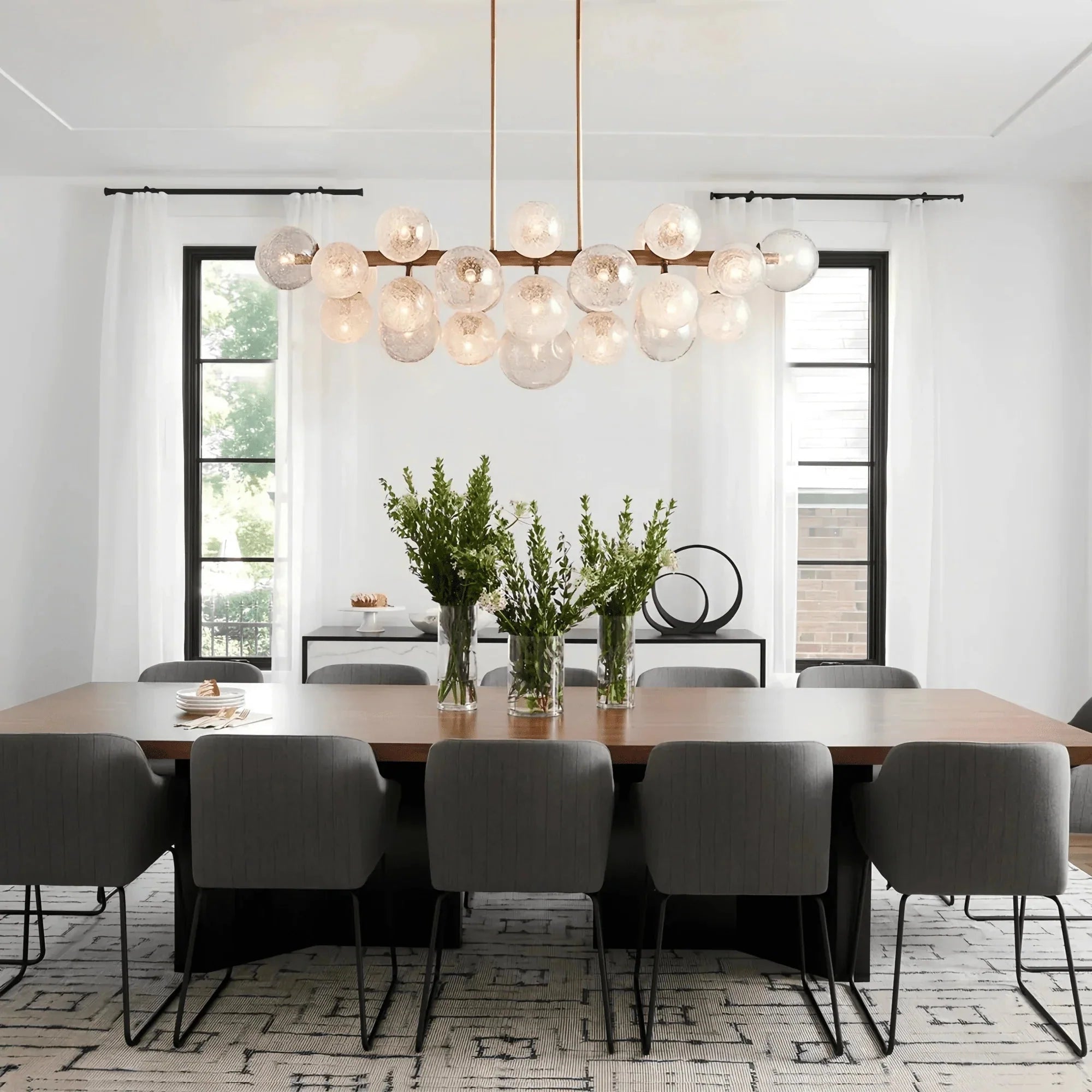 Mandoza Linear Chandelier - Cyran Lamps