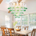 Marielle Mid Century Petal Chandelier - Cyran Lamps
