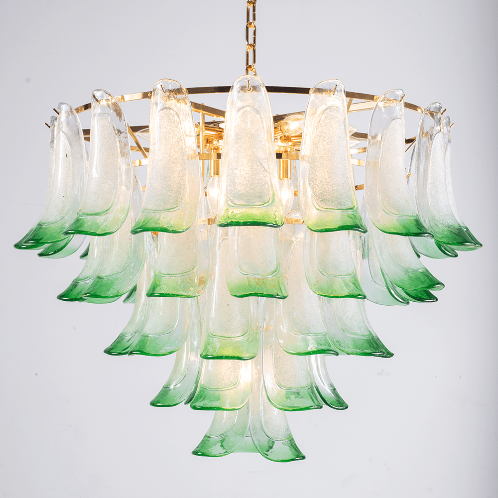 Marielle Mid Century Petal Chandelier - Cyran Lamps