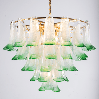 Marielle Mid Century Petal Chandelier - Cyran Lamps