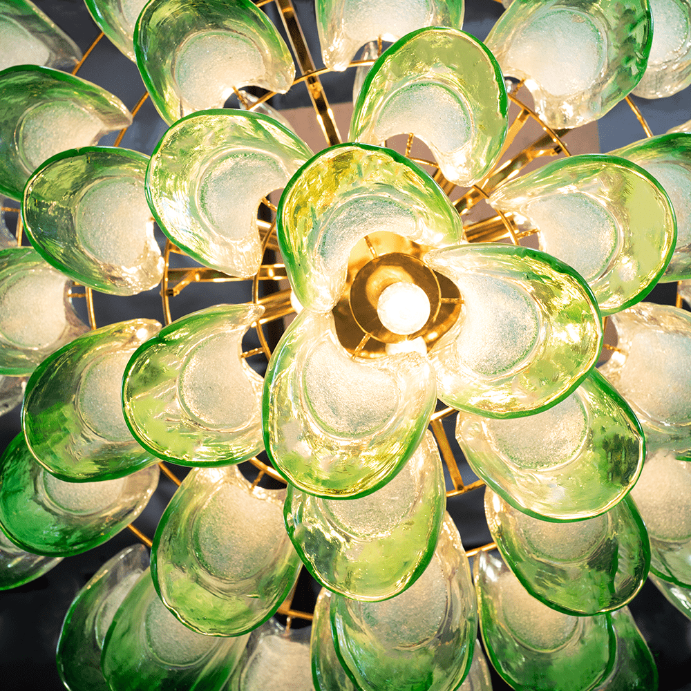 Marielle Mid Century Petal Chandelier - Cyran Lamps
