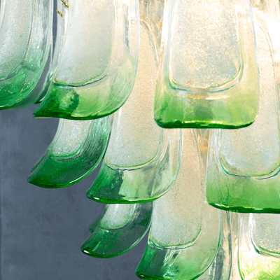 Marielle Mid Century Petal Chandelier - Cyran Lamps