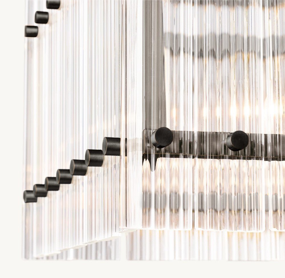 Marquis Rectangular Chandelier 72" - Cyran Lamps