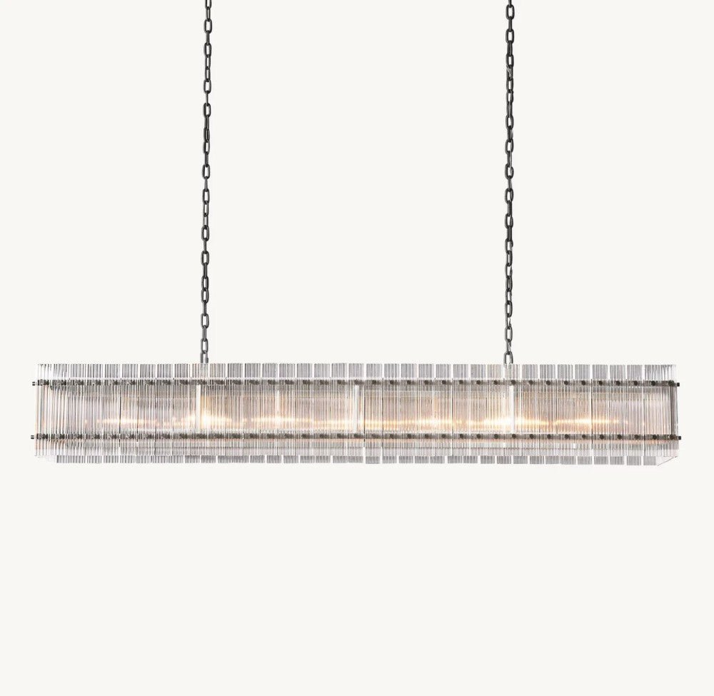 Marquis Rectangular Chandelier 72" - Cyran Lamps
