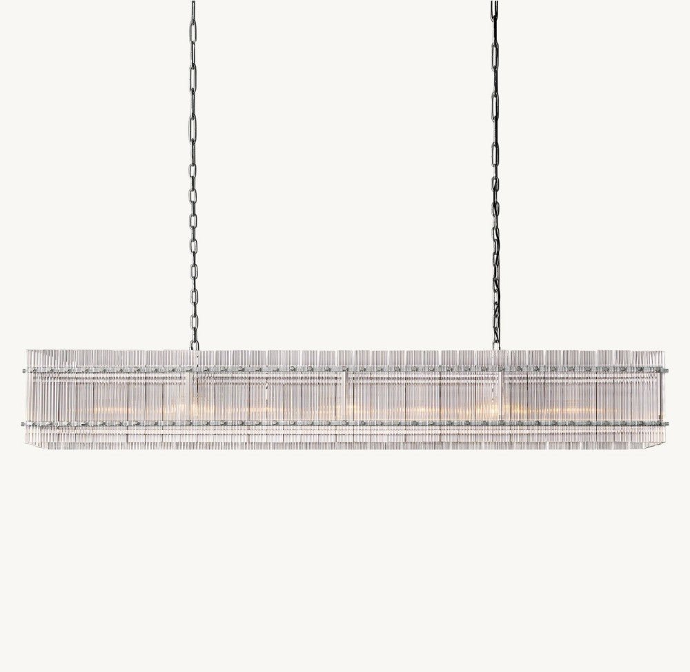 Marquis Rectangular Chandelier 72" - Cyran Lamps