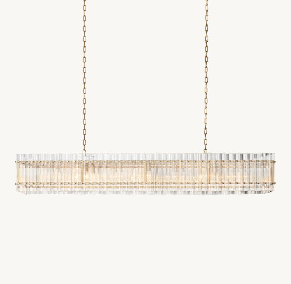 Marquis Rectangular Chandelier 72" - Cyran Lamps