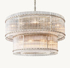 Marquis Two - Tier Round Chandelier 48" - Cyran Lamps
