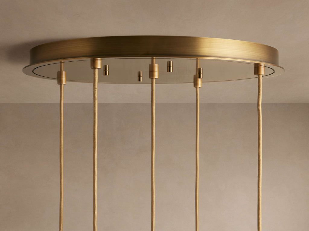 Matthie Metal Round Chandelier 15''D - Cyran Lamps