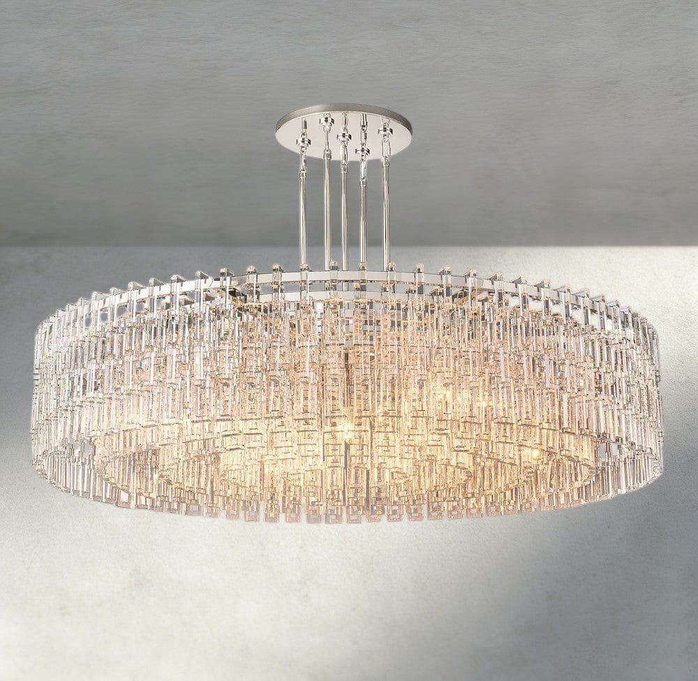 Merlyna Round Chandelier 36", 48", 60" - Cyran Lamps