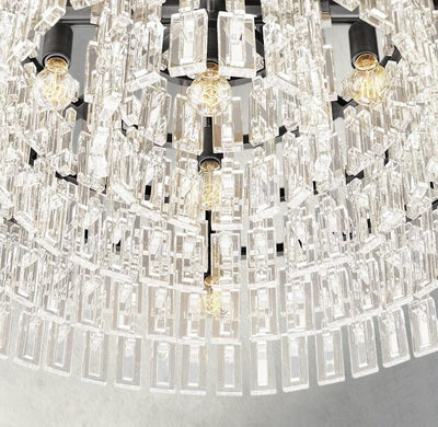 Merlyna Round Chandelier 36", 48", 60" - Cyran Lamps