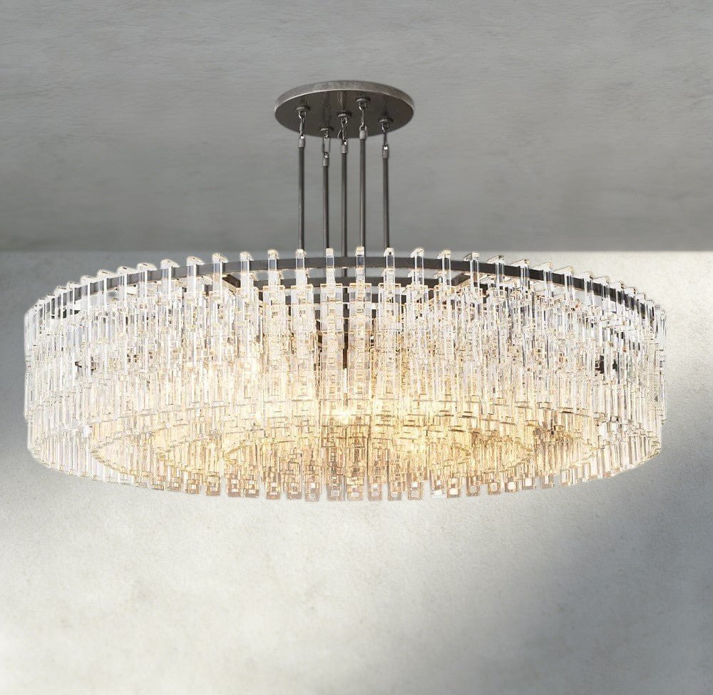 Merlyna Round Chandelier 36", 48", 60" - Cyran Lamps