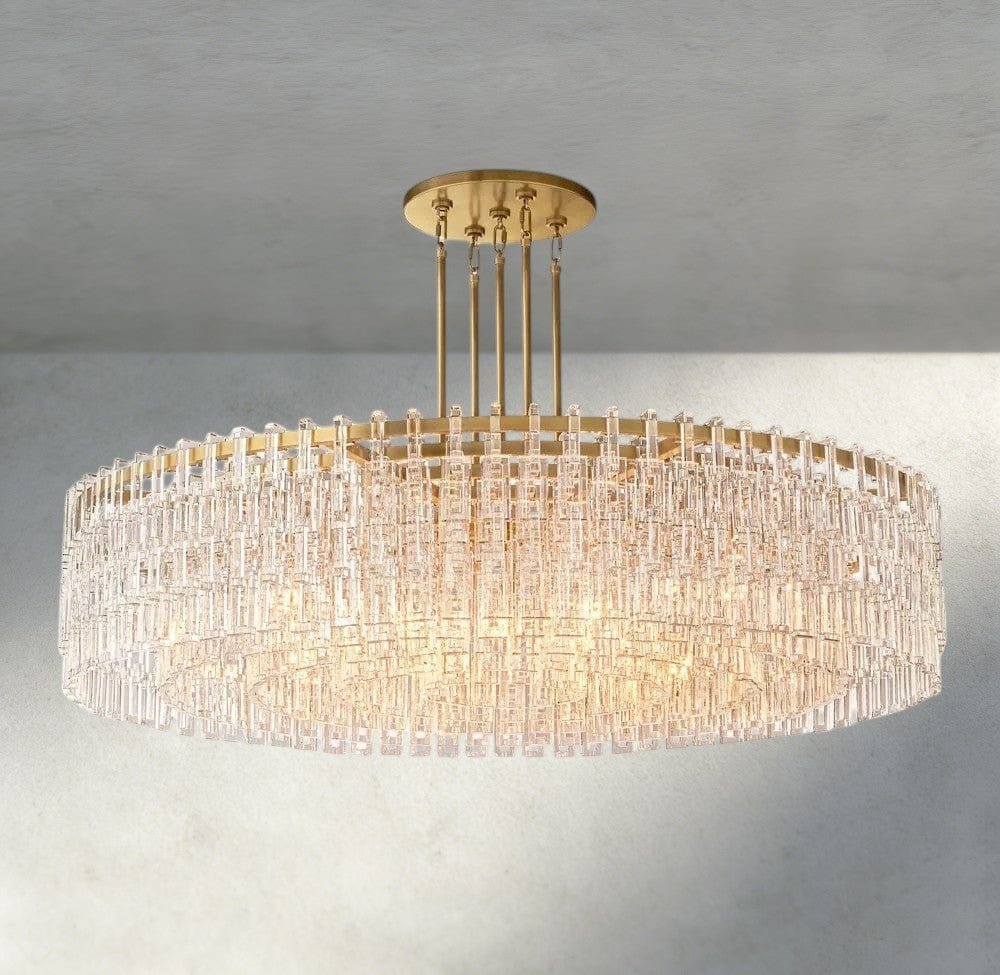 Merlyna Round Chandelier 36", 48", 60" - Cyran Lamps