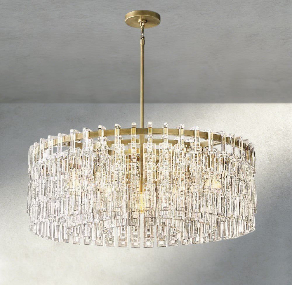 Merlyna Round Chandelier 36", 48", 60" - Cyran Lamps
