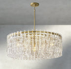 Merlyna Round Chandelier 36", 48", 60" - Cyran Lamps
