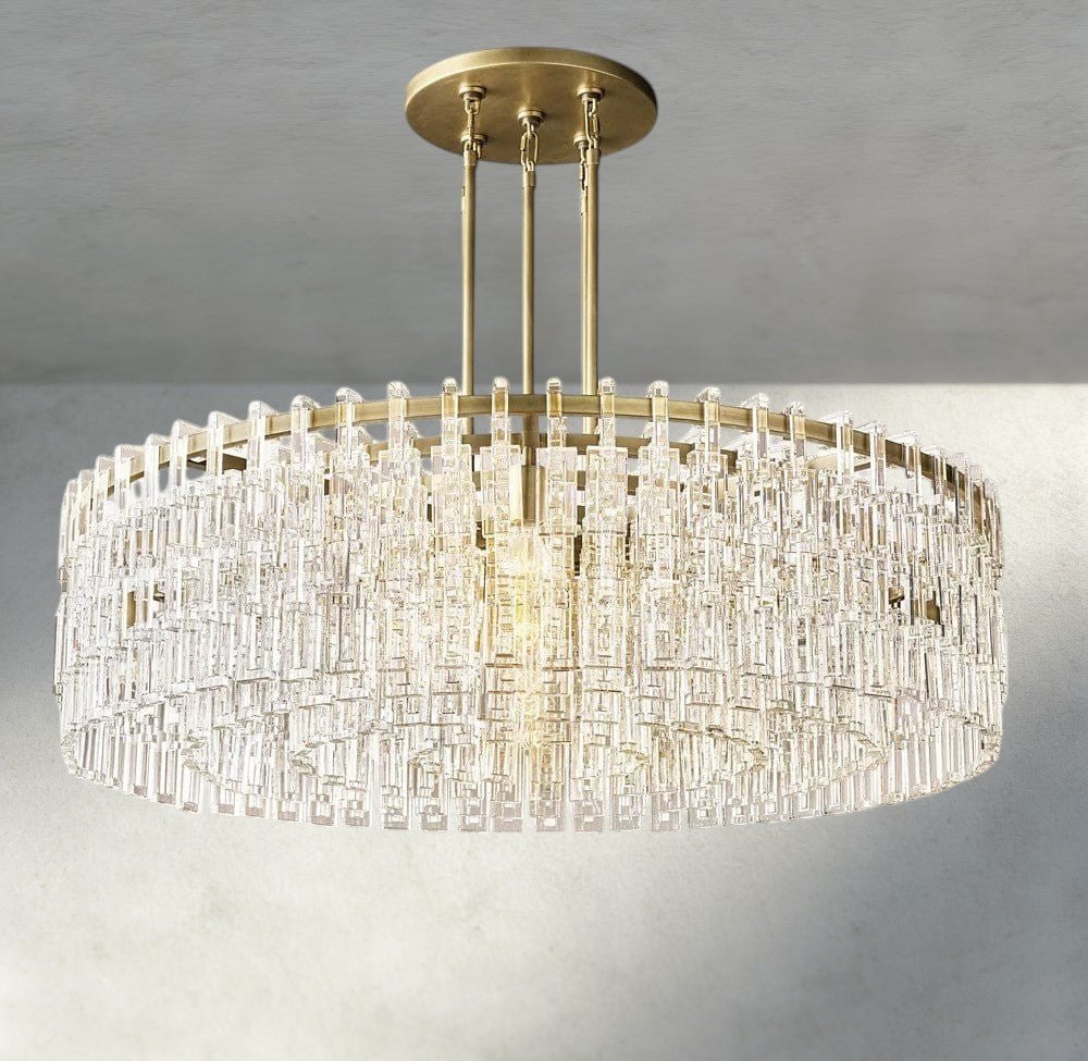 Merlyna Round Chandelier 36", 48", 60" - Cyran Lamps