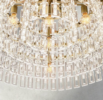 Merlyna Round Chandelier 36", 48", 60" - Cyran Lamps