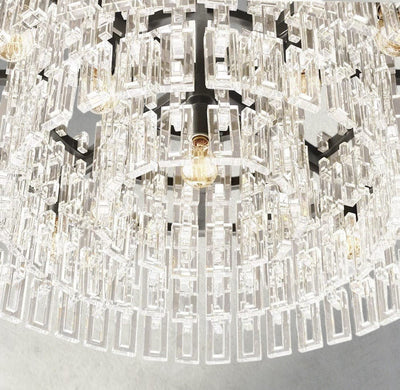 Merlyna Round Chandelier 36", 48", 60" - Cyran Lamps