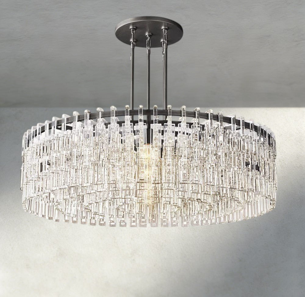 Merlyna Round Chandelier 36", 48", 60" - Cyran Lamps