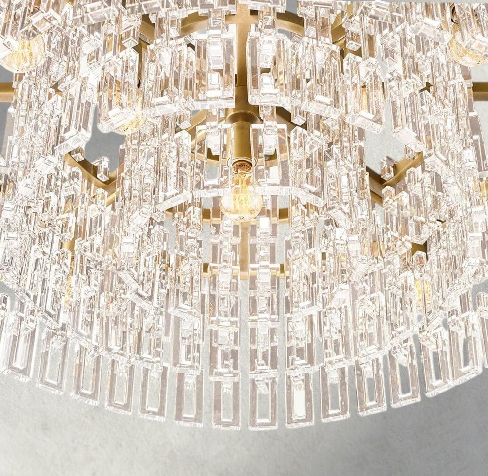 Merlyna Round Chandelier 36", 48", 60" - Cyran Lamps