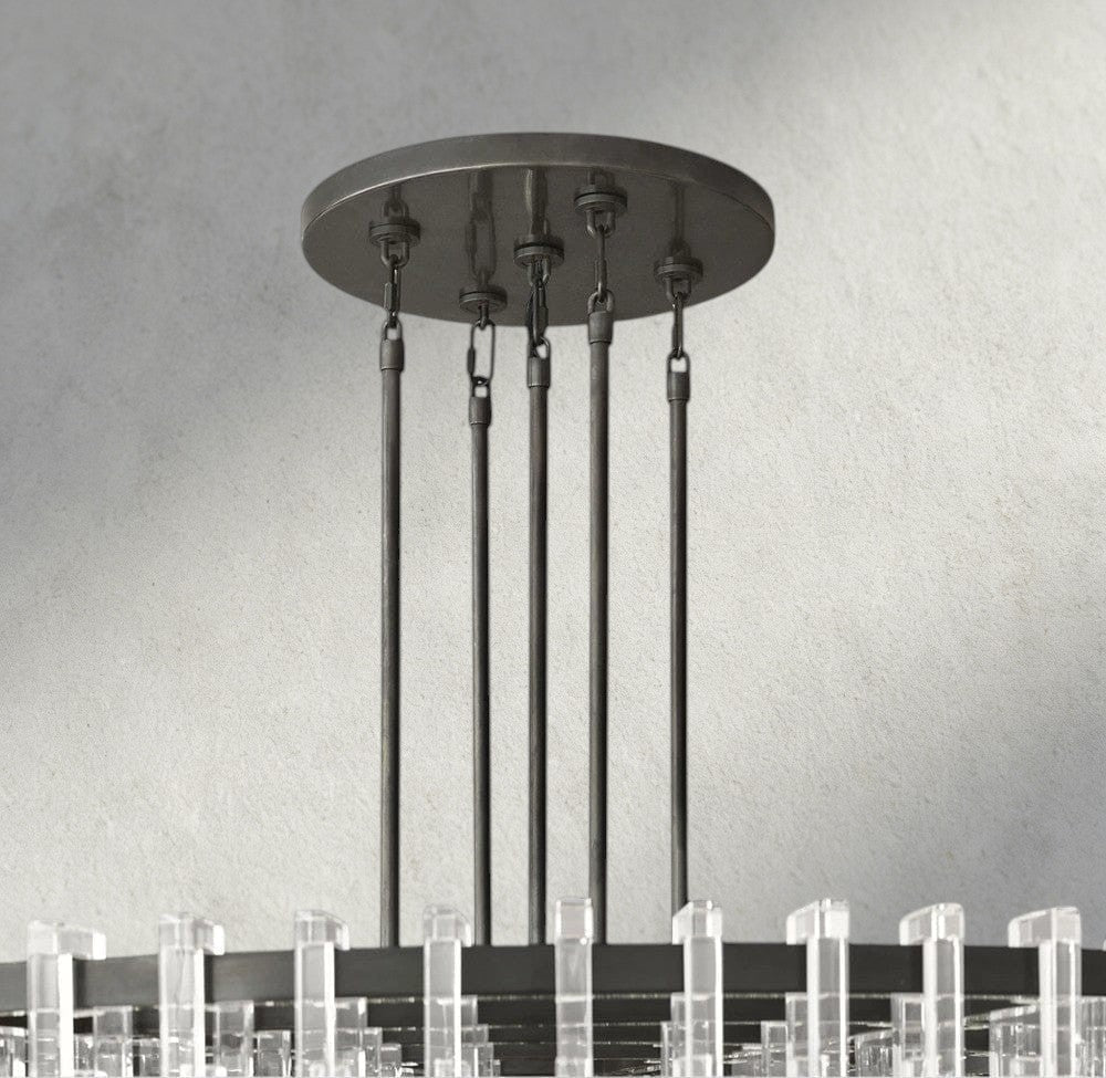 Merlyna Round Chandelier 36", 48", 60" - Cyran Lamps