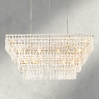 Merlyna Tiered Rectangular Chandelier 60", 72" - Cyran Lamps