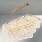 Merlyna Tiered Rectangular Chandelier 60", 72" - Cyran Lamps