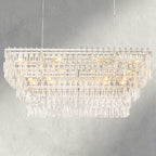 Merlyna Tiered Rectangular Chandelier 60", 72" - Cyran Lamps