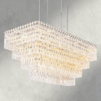 Merlyna Tiered Rectangular Chandelier 60", 72" - Cyran Lamps
