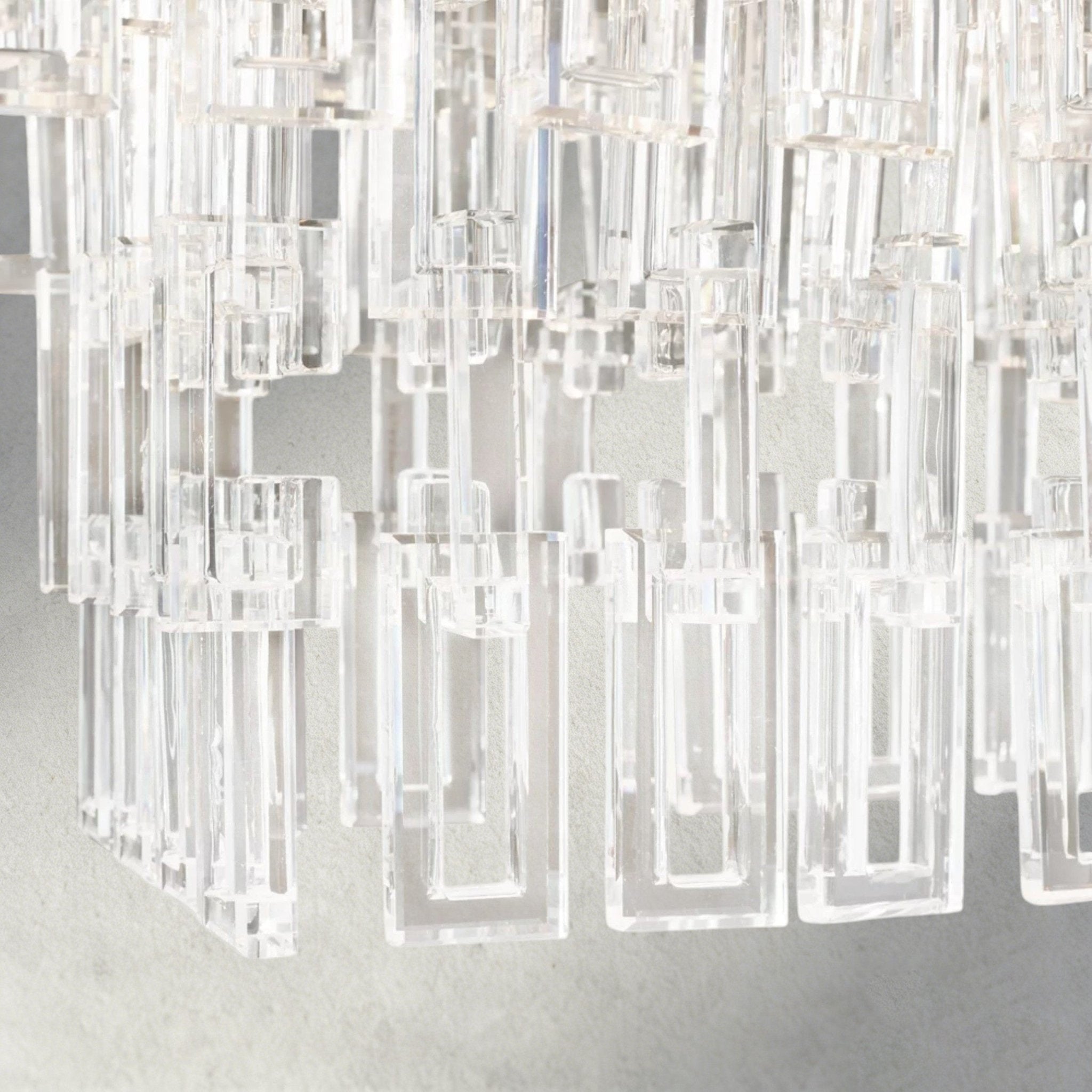 Merlyna Tiered Rectangular Chandelier 60", 72" - Cyran Lamps