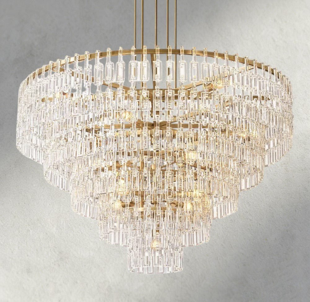 Merlyna Tiered Round Chandelier 36", 48", 60" - Cyran Lamps