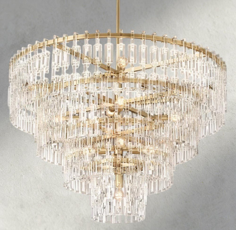 Merlyna Tiered Round Chandelier 36", 48", 60" - Cyran Lamps