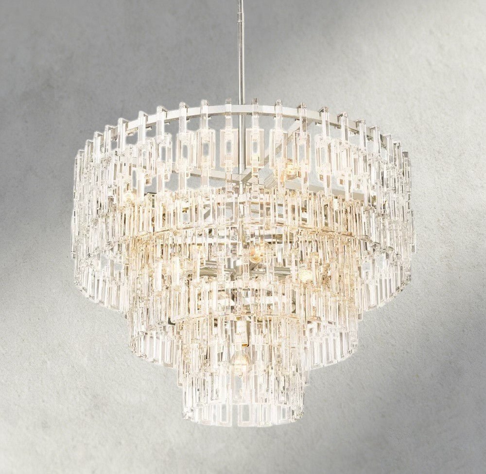 Merlyna Tiered Round Chandelier 36", 48", 60" - Cyran Lamps