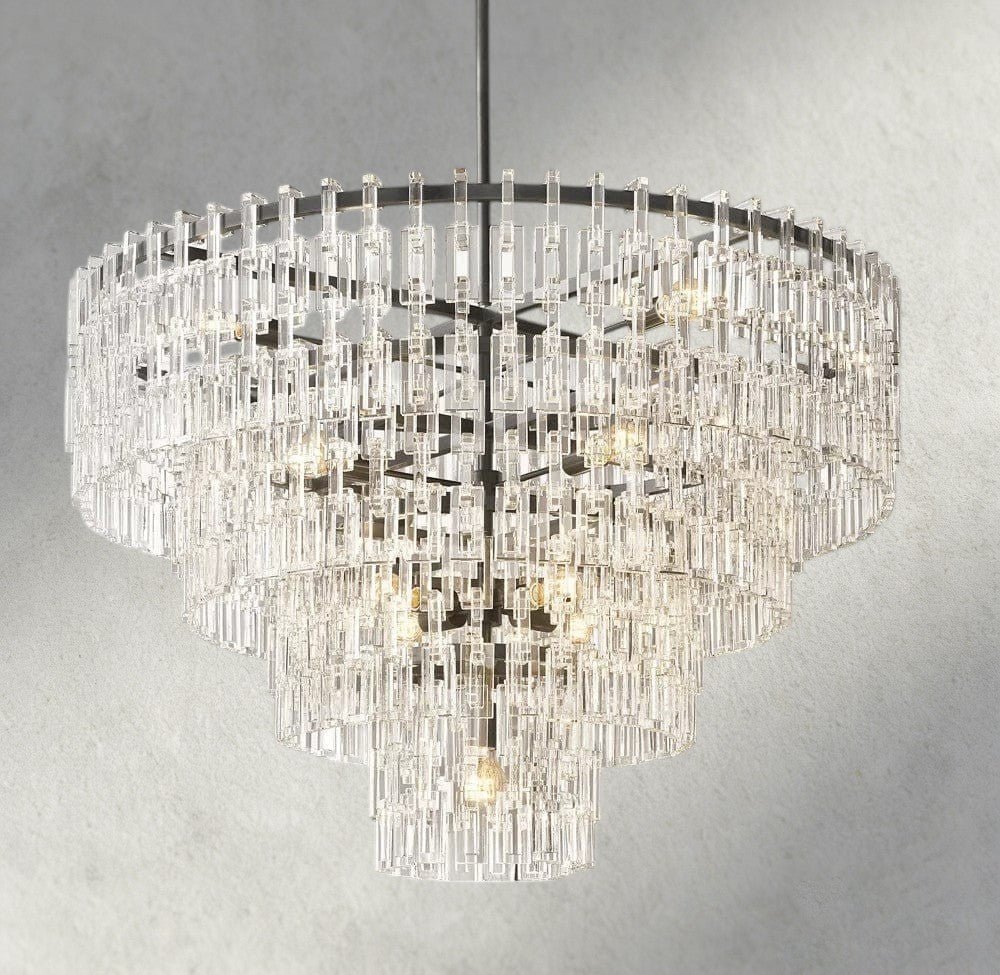 Merlyna Tiered Round Chandelier 36", 48", 60" - Cyran Lamps
