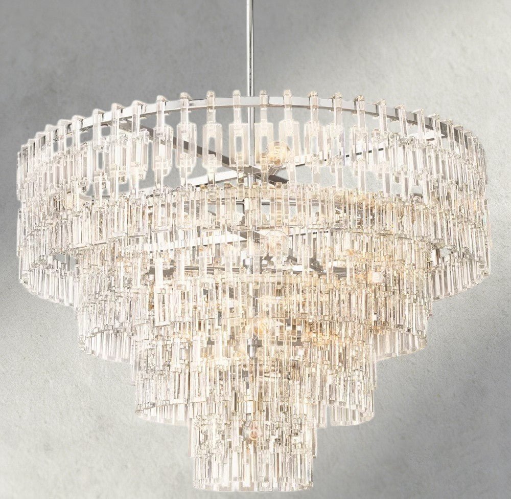 Merlyna Tiered Round Chandelier 36", 48", 60" - Cyran Lamps