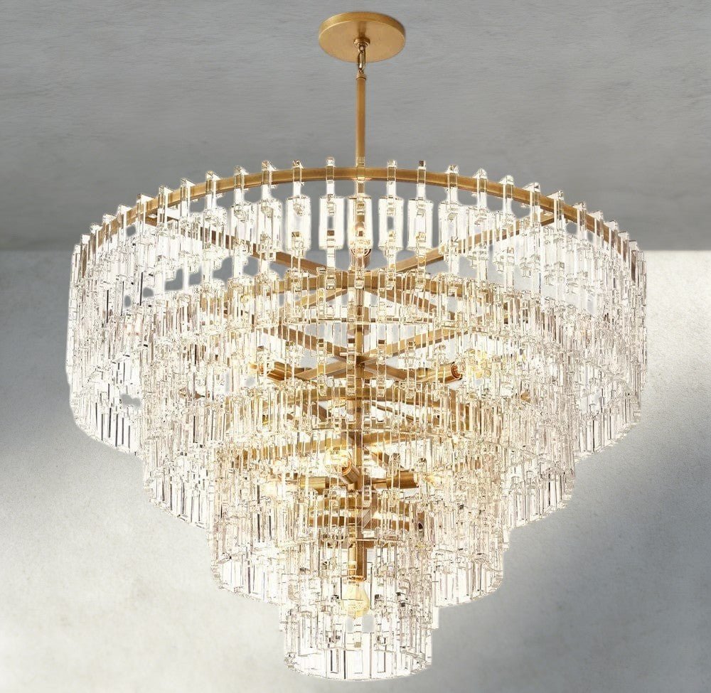 Merlyna Tiered Round Chandelier 36", 48", 60" - Cyran Lamps