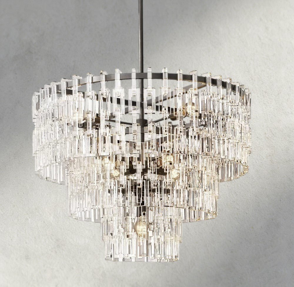 Merlyna Tiered Round Chandelier 36", 48", 60" - Cyran Lamps